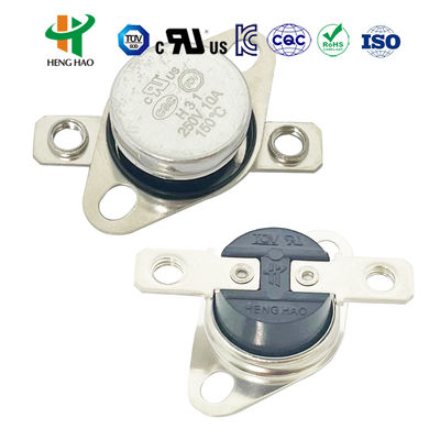 KSD301 Bimetal Thermostat Temperature Controlled Switch With 0~250℃ Range ±3/±5/±10℃ Accuracy And Normally Closed Or Normally Open Contact