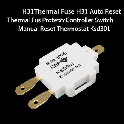 H31 Тепловой предохранитель H31 Автоматическое перезагрузка Теплового предохранителя Контроллер переключателя Ручное перезагрузка Термостат Ksd301