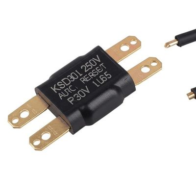 Биметаллический термостат KSD301, термовыключатель с нормально замкнутыми или разомкнутыми контактами в пластиковом или керамическом корпусе и алюминиевой крышкой или медной головкой